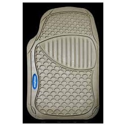 ALFOMBRA DE GOMA BEIGE 4 PIEZAS
