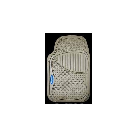 ALFOMBRA DE GOMA BEIGE 4 PIEZAS