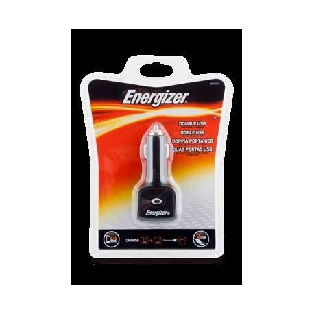 Cargador doble USB para coche Energizer