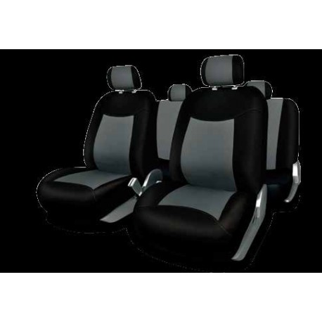 FUNDAS ASIENTO MODENA GRIS/NEGRO