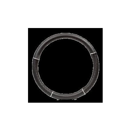 FUNDA VOLANTE INSERTO CROMO NEGRA