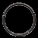 FUNDA VOLANTE INSERTO CROMO NEGRA