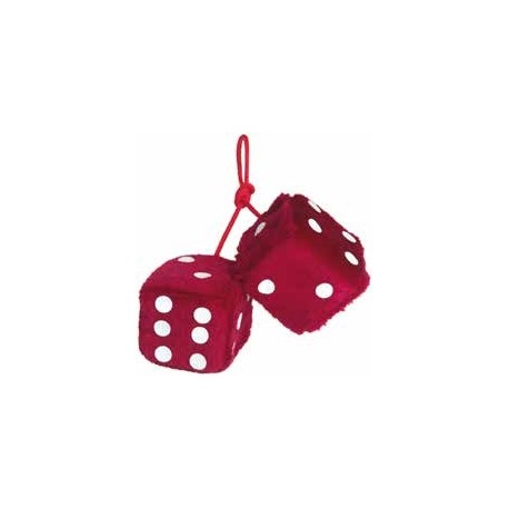 DADOS DECORATIVO ROJO 