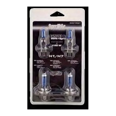 SET 4 LAMPARAS H1 / H7