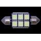 PLAF. 6 LED 39MM BLANCO SMD