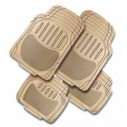 JUEGO ALFOMBRAS BEIGE IDEAL PVC-NBR + CARPET UNIVERSAL