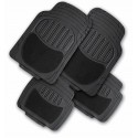 JUEGO ALFOMBRAS NEGRAS IDEAL PVC-NBR + CARPET UNIVERSAL