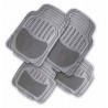 JUEGO ALFOMBRAS COLOR GRIS IDEAL PVC-NBR + CARPET UNIVERSAL